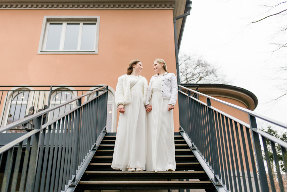 Hochzeit im Standesamt Wandsbek und Ohlendorffsche Villa in Volksdorf